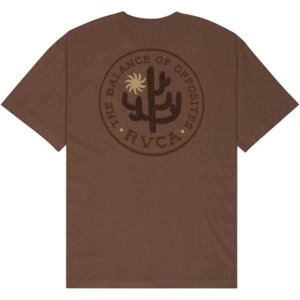 2026 RVCA Mens Sanctum T-Shirt EVYZT00378 - Wood